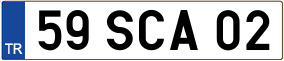Truck License Plate